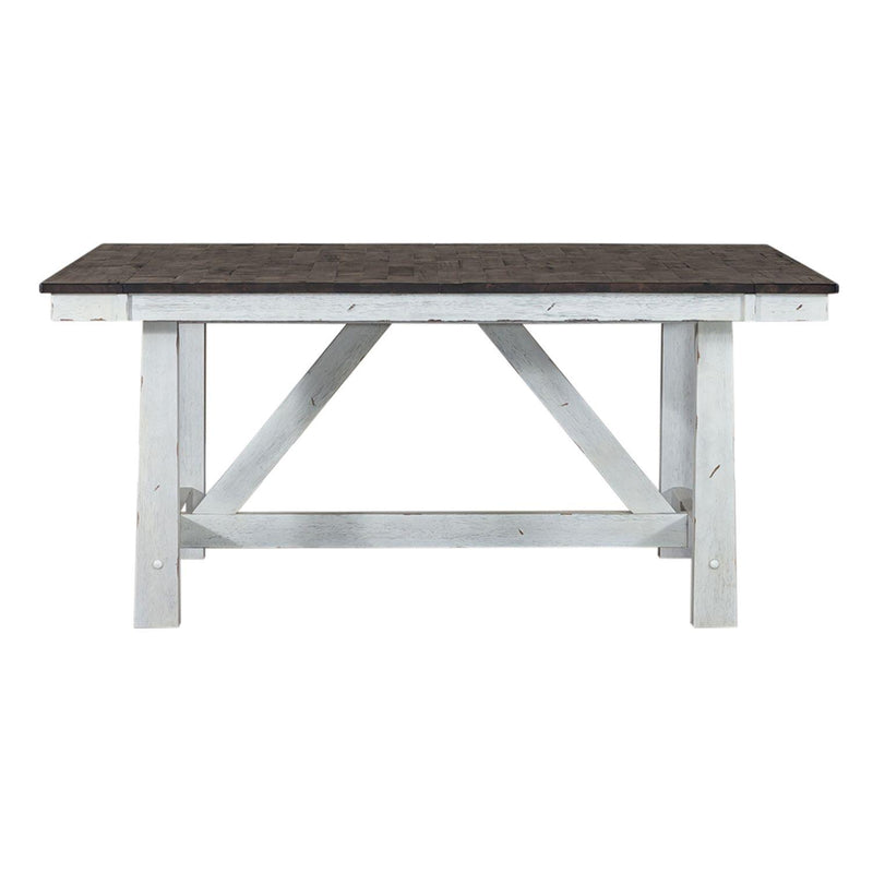 Liberty Furniture Industries Inc. Farmhouse Dining Table with Trestle Base 139WH-T4002 IMAGE 6