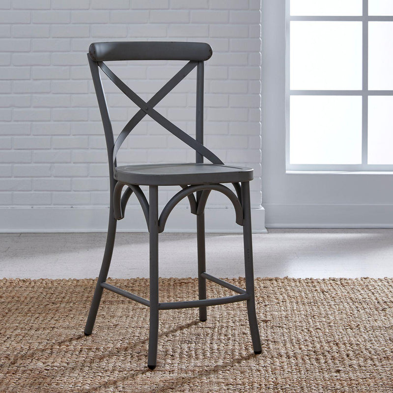 Liberty Furniture Industries Inc. Vintage Series Counter Height Dining Chair 179-B300524-GY IMAGE 1