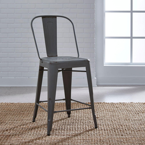 Liberty Furniture Industries Inc. Vintage Series Counter Height Dining Chair 179-B350524-GY IMAGE 1