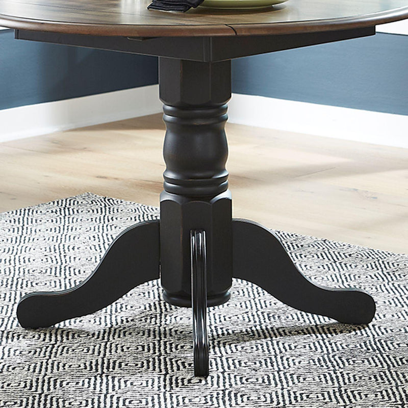 Liberty Furniture Industries Inc. Round Carolina Crossing Dining Table with Pedestal Base 186B-T4242/186B-P4242 IMAGE 5