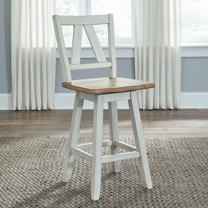 Liberty Furniture Industries Inc. Lindsey Farm Counter Height Dining Chair 62WH-B250324 IMAGE 8