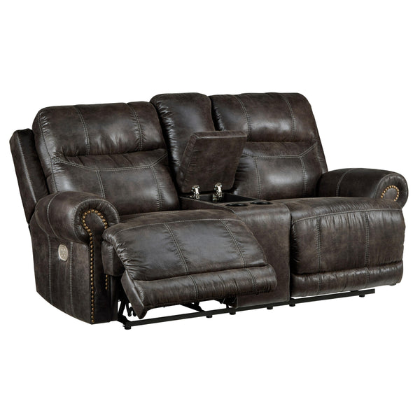 Signature Design by Ashley Grearview Power Reclining Leather Look Loveseat 6500518 IMAGE 1