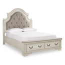 Signature Design by Ashley Realyn Queen Upholstered Panel Bed B743-57/B743-54S/B743-196 IMAGE 1