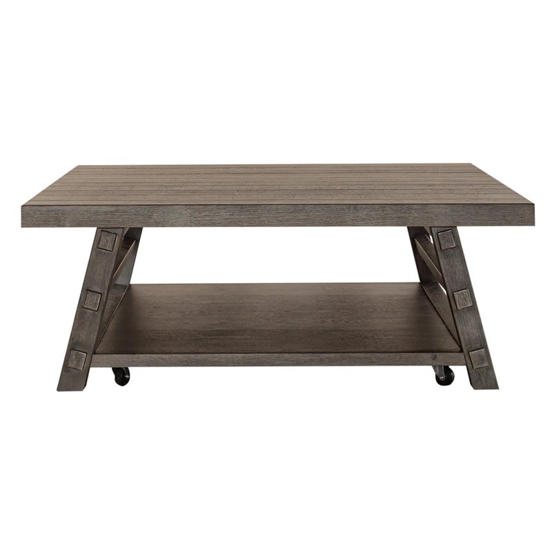 Liberty Furniture Industries Inc. Modern Farmhouse Cocktail Table 406-OT1014 IMAGE 2