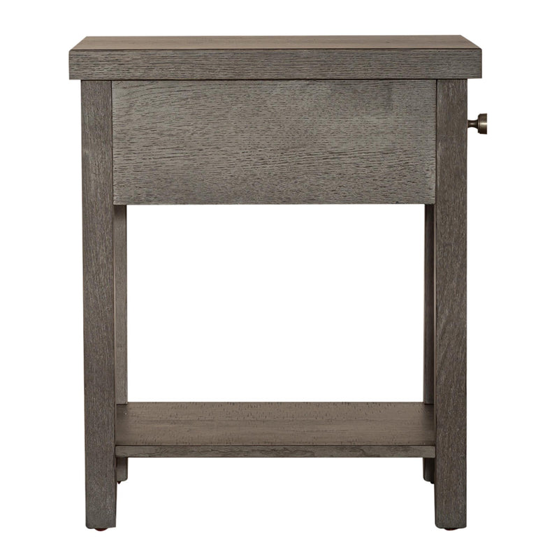 Liberty Furniture Industries Inc. Modern Farmhouse Chairside Table 406-OT1023 IMAGE 3