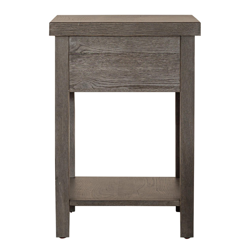 Liberty Furniture Industries Inc. Modern Farmhouse Chairside Table 406-OT1023 IMAGE 4