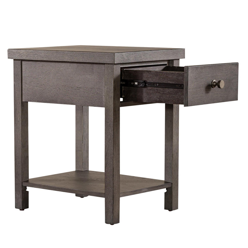Liberty Furniture Industries Inc. Modern Farmhouse Chairside Table 406-OT1023 IMAGE 6
