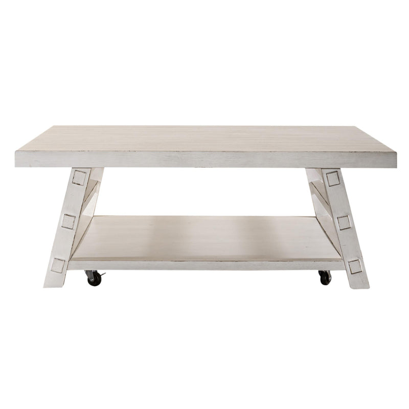 Liberty Furniture Industries Inc. Modern Farmhouse Cocktail Table 406W-OT1014 IMAGE 2