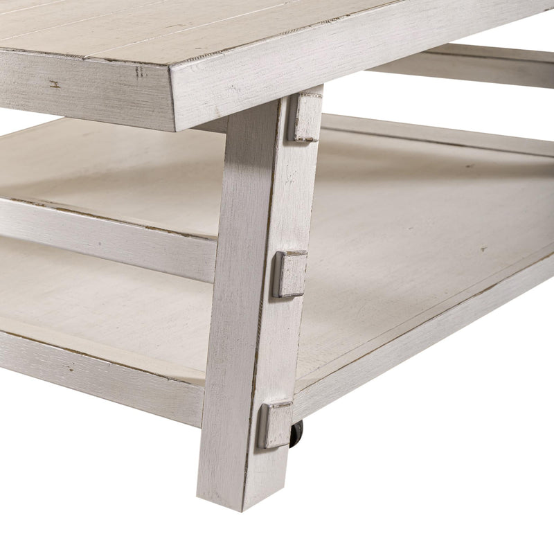 Liberty Furniture Industries Inc. Modern Farmhouse Cocktail Table 406W-OT1014 IMAGE 6