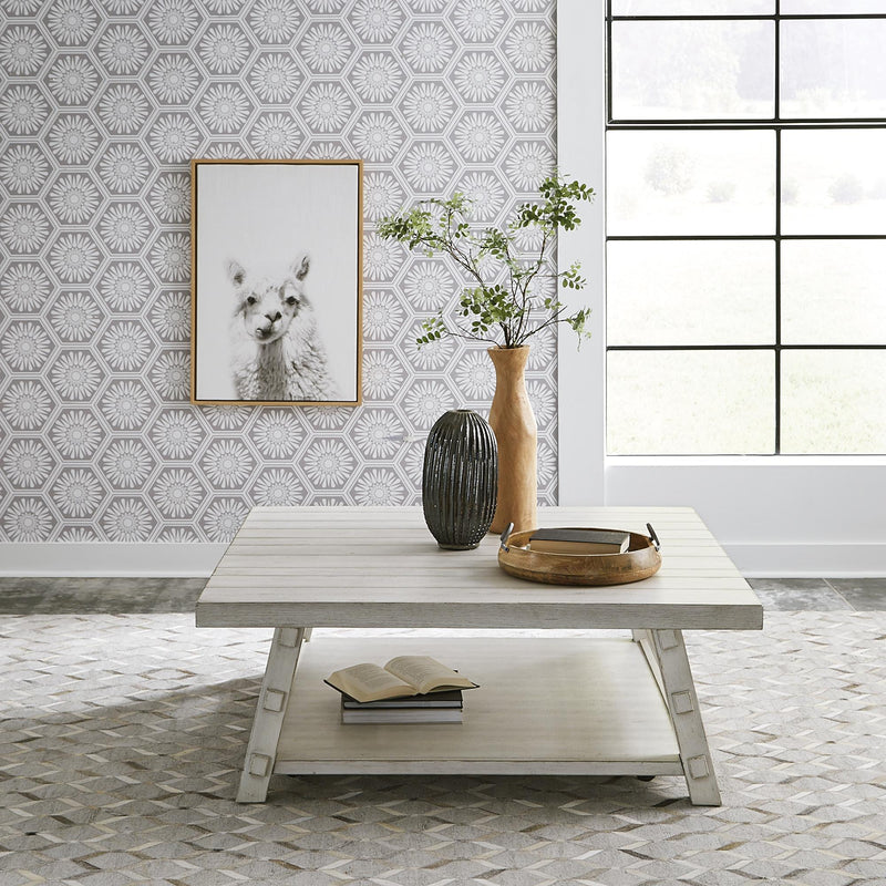 Liberty Furniture Industries Inc. Modern Farmhouse Cocktail Table 406W-OT1014 IMAGE 8