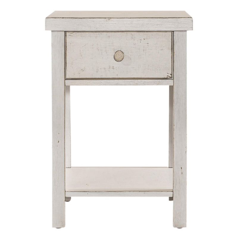 Liberty Furniture Industries Inc. Modern Farmhouse Chairside Table 406W-OT1023 IMAGE 2
