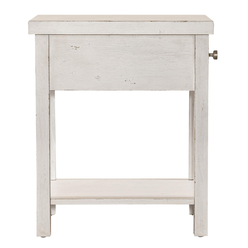 Liberty Furniture Industries Inc. Modern Farmhouse Chairside Table 406W-OT1023 IMAGE 3