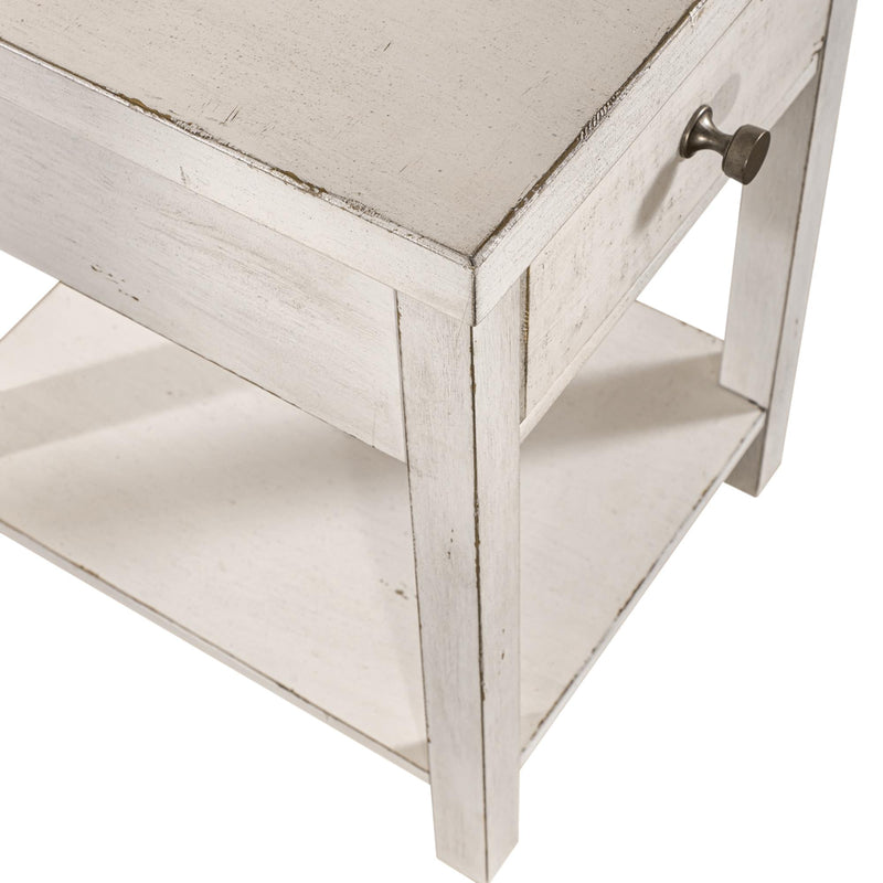 Liberty Furniture Industries Inc. Modern Farmhouse Chairside Table 406W-OT1023 IMAGE 7