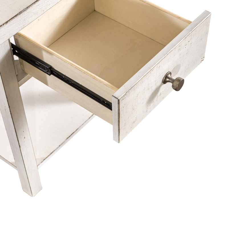 Liberty Furniture Industries Inc. Modern Farmhouse Chairside Table 406W-OT1023 IMAGE 8