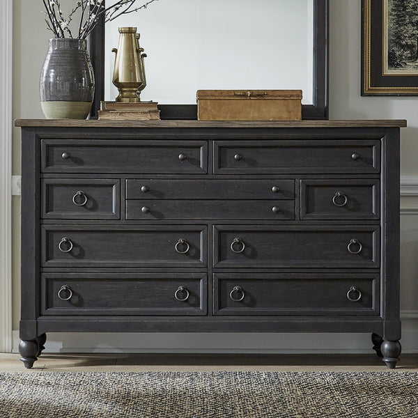 Liberty Furniture Industries Inc. Americana Farmhouse 9-Drawer Dresser 615-BR31-B IMAGE 1