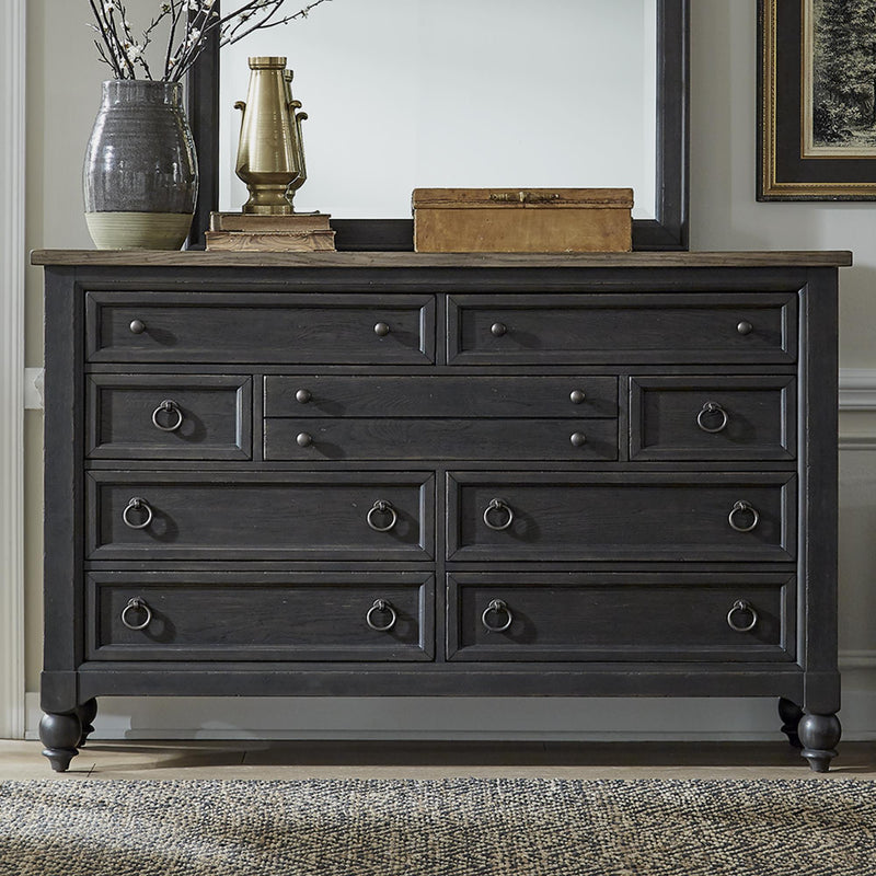 Liberty Furniture Industries Inc. Americana Farmhouse 9-Drawer Dresser 615-BR31-B IMAGE 1
