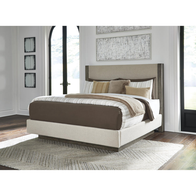 Benchcraft Anibecca Queen Upholstered Panel Bed B970-57/B970-54 IMAGE 5