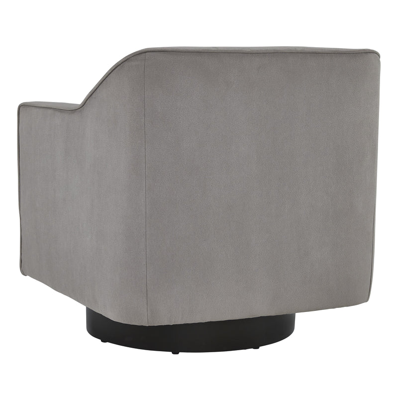 Signature Design by Ashley Phantasm Swivel Leather Look Accent Chair A3000343 IMAGE 4