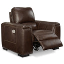 Signature Design by Ashley Alessandro Power Leather Look Recliner U2550213 IMAGE 2