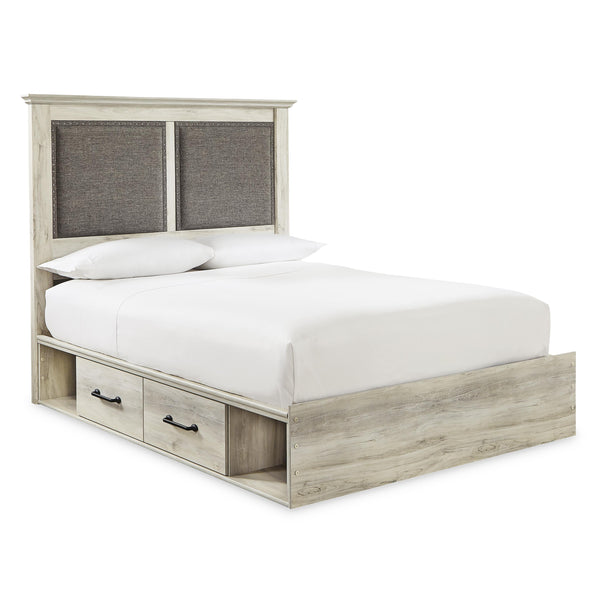 Signature Design by Ashley Cambeck Queen Upholstered Panel Bed with Storage B192-157/B192-54/B192-60/B192-60/B100-13 IMAGE 1