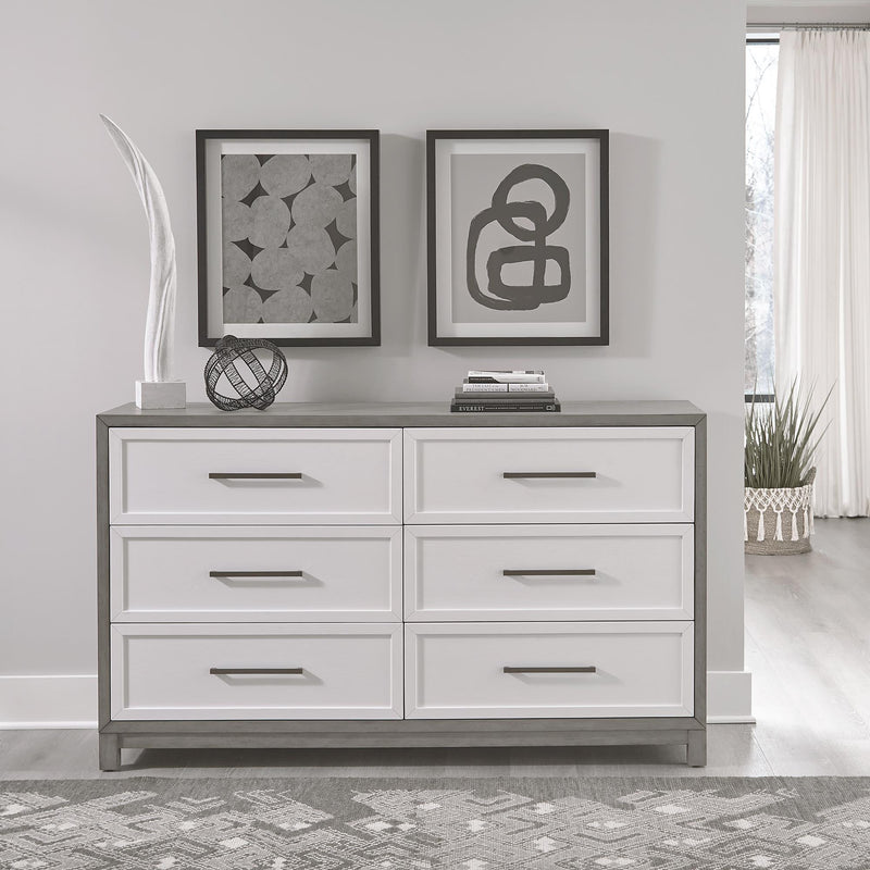 Liberty Furniture Industries Inc. Palmetto Heights 6-Drawer Dresser 499-BR31 IMAGE 1