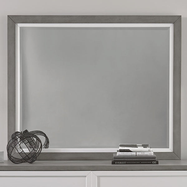 Liberty Furniture Industries Inc. Palmetto Heights Landscape Dresser Mirror 499-BR51 IMAGE 1
