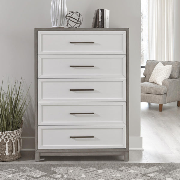 Liberty Furniture Industries Inc. Palmetto Heights 5-Drawer Chest 499-BR41 IMAGE 1
