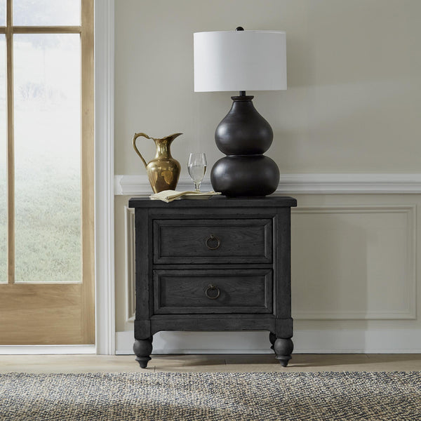 Liberty Furniture Industries Inc. Americana Farmhouse 2-Drawer Nightstand 615-BR61-B IMAGE 1