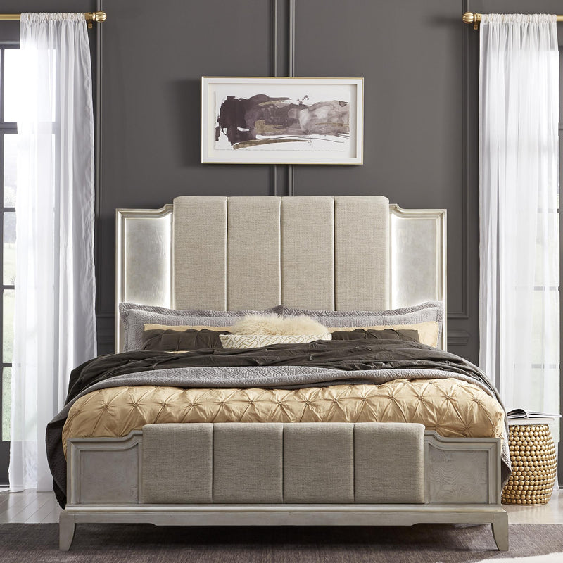 Liberty Furniture Industries Inc. Montage King Upholstered Platform Bed 849-BR-KUB IMAGE 1