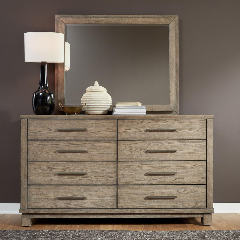 Liberty Furniture Industries Inc. Canyon Road 8-Drawer Dresser with Mirror 876-BR-DM IMAGE 2
