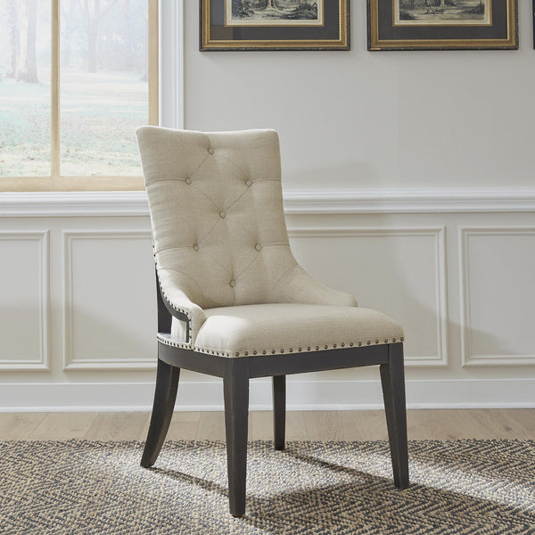 Liberty Furniture Industries Inc. Americana Farmhouse Dining Chair 615-C6501S-B IMAGE 1