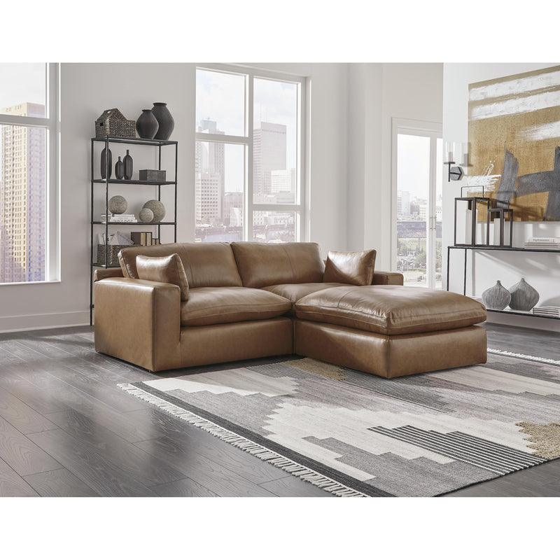 Signature Design by Ashley Emilia Leather Match Ottoman 3090108 IMAGE 5