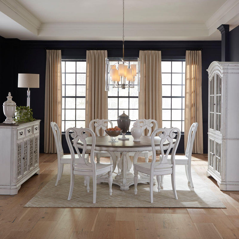 Liberty Furniture Industries Inc. Round Magnolia Manor Dining Table with Pedestal Base 244-P7272/244-T7272 IMAGE 2