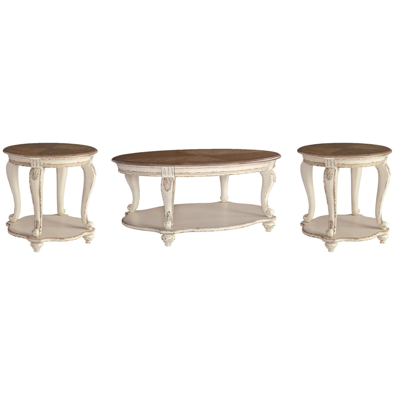 Signature Design by Ashley Realyn Occasional Table Set T743-0/T743-6/T743-6 IMAGE 1