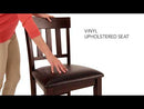 Signature Design by Ashley Haddigan Counter Height Stool Haddigan D596-124 (2 per package) EXTERNAL_VIDEO 1